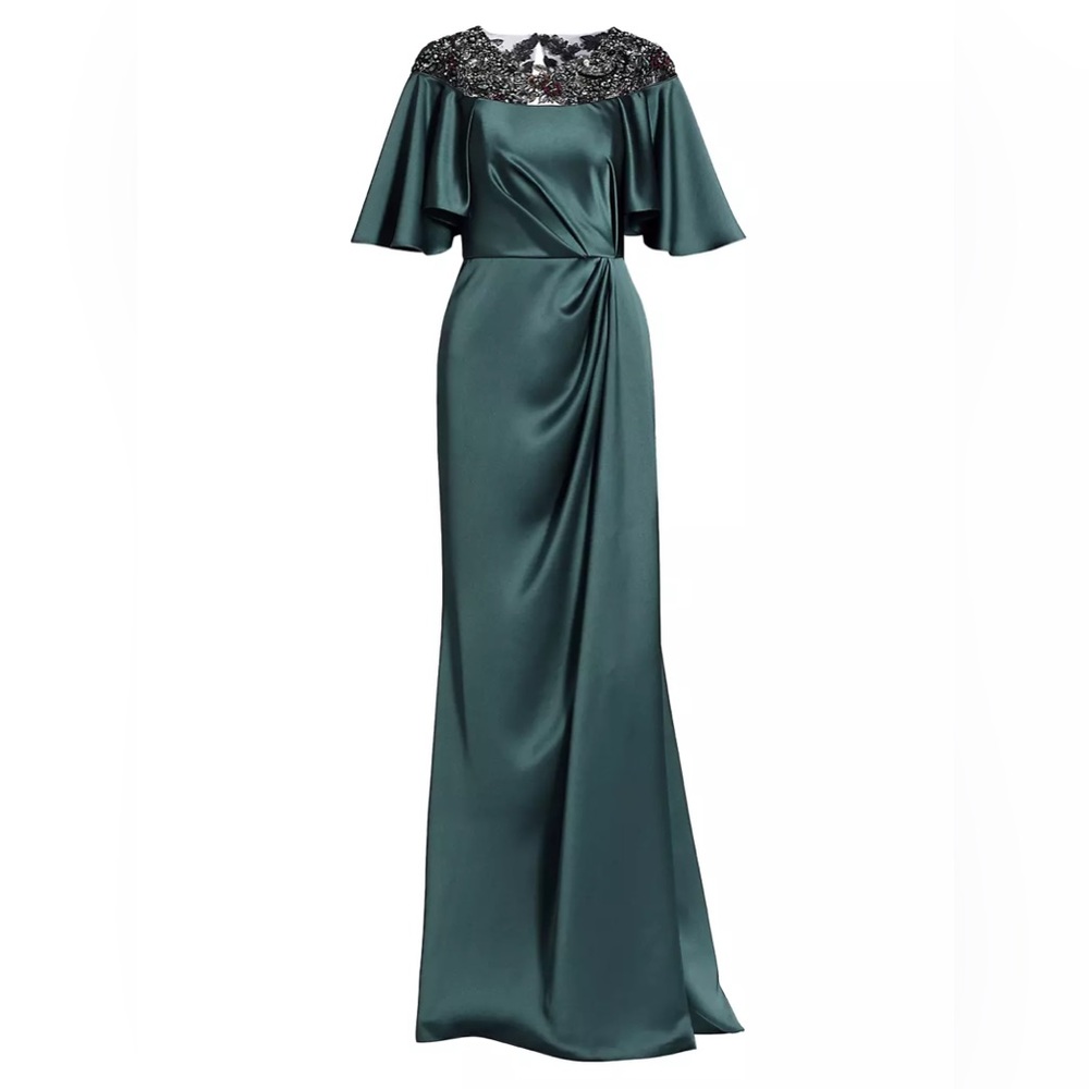$1295 Amsale
Bead-Embroidered Satin Gown size 10